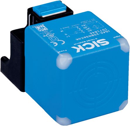 Sick IQ Induktiver Näherungsschalter Schließer 10 → 30 V DC / 100 MA, Rechteckig 40 Mm, IP67, IP68