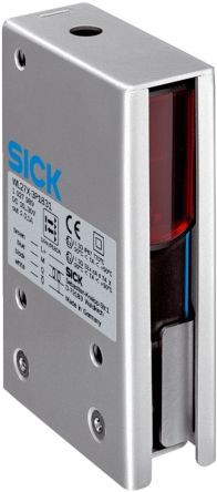 Sick WL27X Rechteckig Optischer Sensor, Retroreflektierend, Bereich 0,1 → 15 M, PNP Ausgang, Anschlusskabel,