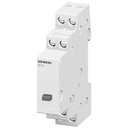 Siemens DIN Rail Latching Power Relay, 24V Ac Coil, 16A Switching Current, DPST