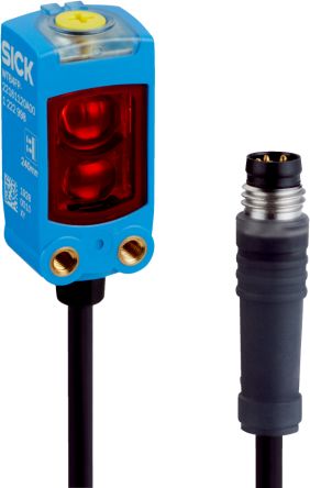 Sick WTB4FP Rechteckig Optischer Sensor, Annäherung, Bereich 4 → 220 Mm, NPN, PNP Ausgang, Anschlusskabel,