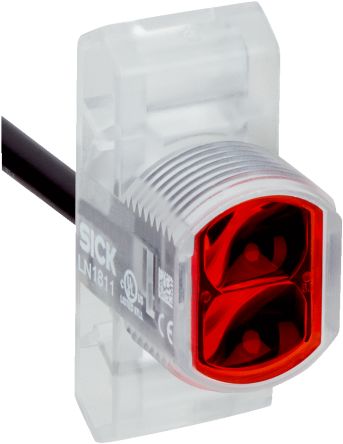 Sick SimpleSense Flach Optischer Sensor, Retroreflektierend, Bereich 5 M, PNP Ausgang, 4-poliger M8-Stecker,