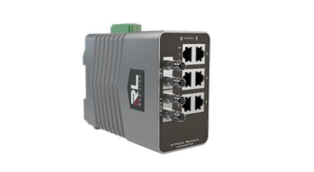 Red Lion Industrial-Ethernet-Switch 8-Port Verwaltet 10/100/1000Mbit/s