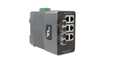 Red Lion Industrial-Ethernet-Switch 8-Port Verwaltet 10/100/1000Mbit/s