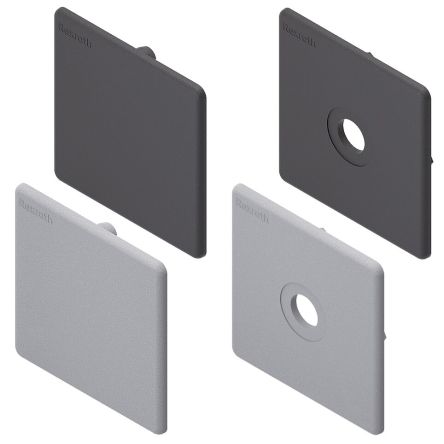Bosch Rexroth PP Endkappe, Quadratisch Grau, 90 X 90, 10mm