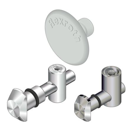 Bosch Rexroth Connecteur Rapide, Profilé 8, Profilé 8mm, Filetage D11mm, Rainure 8mm En Acier Inoxydable