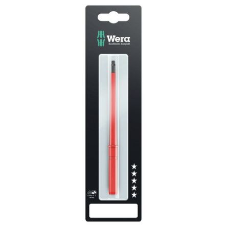 Wera Torx Insulated Screwdriver Blade, TX15 Tip, VDE/1000V
