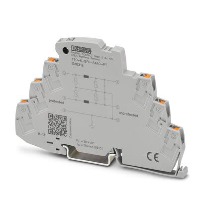 Phoenix Contact Parafoudre, 350A, 80V (Volts), Montage Rail DIN