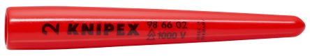 Knipex Protège Câble, Ø Interne: 10mm, Long. 80mm, Plastique Rouge