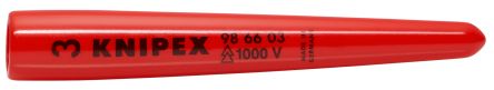 Knipex Kabelabdeckung, Kabelbrücke, Innen-Ø 10mm, 15 Mm X 80mm Kunststoff, Rot