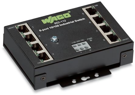 Wago 852-112, Managed Switch 8 Port Network Switch