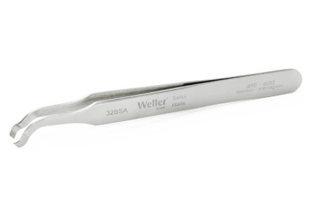 Weller 115 Mm, Stainless Steel, Rounded, Tweezers
