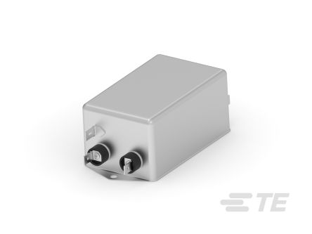 TE Connectivity Corcom EMC Netzfilter, 250 V AC, 20A, Flanschmontage, Flachstecker, 1-phasig 730 μA / 50/60Hz