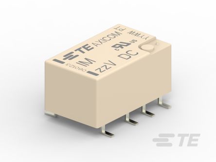 TE Connectivity Axicom IM Signalrelais SMD Printrelais, 12V Dc Spule, 2-poliger Wechsler, 0.4A