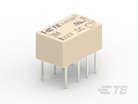 TE Connectivity Surface Mount Signal Relay, 12V Dc Coil, 0.4A Switching Current, DPDT