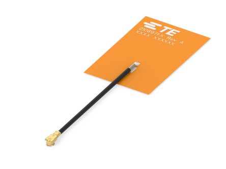 TE Connectivity Ultrabreitband (UWB) Antenne FPC, MHF 1.3 DBi, 3.8 DBi 3100 → 8500 MHz Bis 8.5GHz, Länge