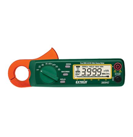 Extech Pinza Amperimétrica 380942, Corriente Máx. 30A Ac, 30A Dc, CAT III 300V