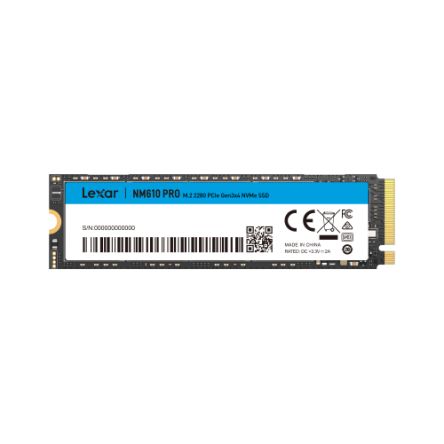 Lexar, M.2 2280 Intern SSD PCIe Gen3 Industrieausführung, QLC, 2 TB, SSD