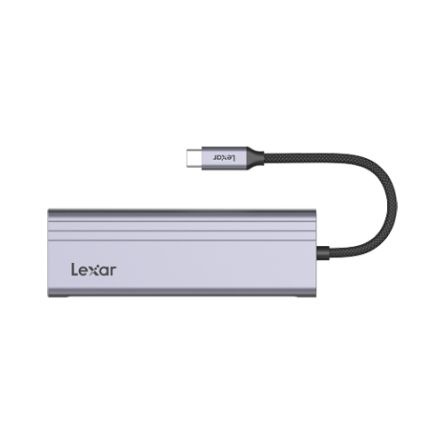 Lexar Hub USB-C LPAH31N-RNHNG, USB C USB 4 Ports, USB A, USB C