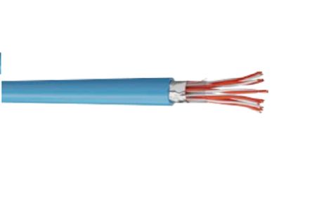 AXINDUS Screened 19 Core Instrument Cable, 0.9 Mm CSA, 23.6mm Od, 100m, Blue