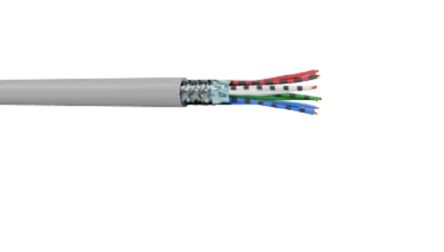 AXINDUS Cable De Control Apantallado MP22E De 24 Núcleos, 0,22 Mm², Long. 12 X 2x 0.22mm, Funda De PVC