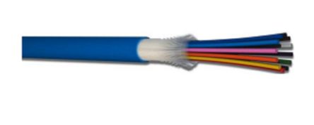 CAE Multimedia Connect LWL-Kabel 100m Multi Mode Blau