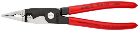 Knipex 13 81 200 Zange, Gebogen Schneidkraft → 15 Mm 200 Mm