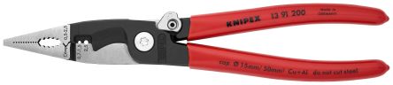 Knipex 13 91 200 Pliers, 200 Mm Overall, Straight Tip