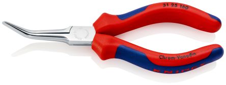 Knipex Spitzzange / Backen 55mm, Gebogen 160 Mm