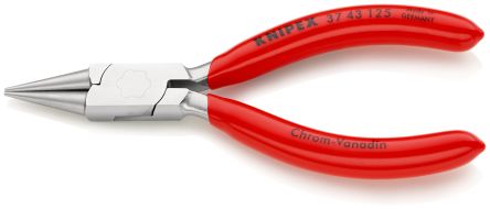 Knipex Pinze A Becchi Piatti In Acciaio Speciale Per Utensili Di Qualità, Lungh. 125 Mm Ad Angolo Retto