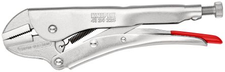 Knipex Pinze A Becchi Piatti In Acciaio Speciale Per Utensili Di Qualità, Lungh. 225 Mm Ad Angolo Retto