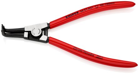 Knipex 46 21 A31 Sicherungsringzange, Gebogen 200 Mm