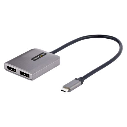 StarTech.com, USB C USB-C-Hub, 2 USB Ports, USB A, USB, USB-Bus, 6.1 X 4.9 X 1.1cm