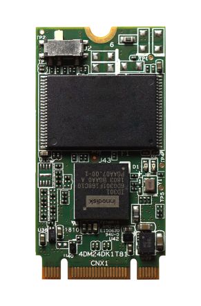 InnoDisk 3IE7, M.2 (2242) Intern SSD SATA III Industrieausführung, 3D TLC (SLC Mode), 40 GB, Intern