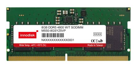 InnoDisk 8 GB DDR5 Laptop RAM, SODIMM, 1.1V