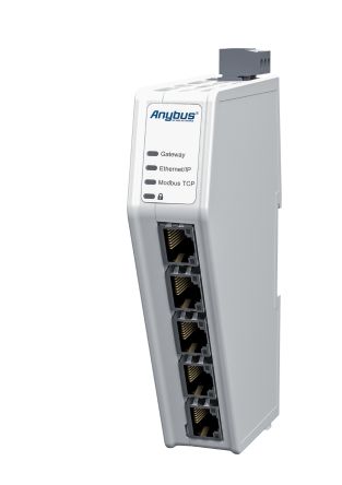 Anybus Kommunikationsgateway Für PLC-Systeme Ethernet IN Ethernet OUT, 98 X 27 X 144 Mm