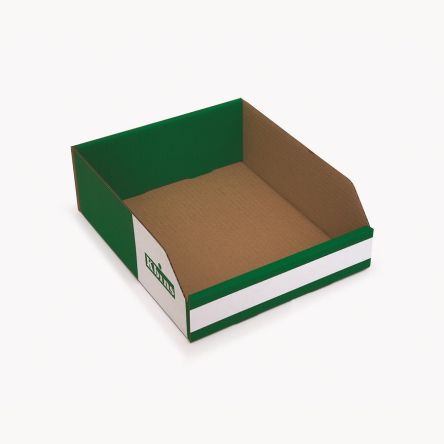 Kbins Recyclingbehälter Nein Grün, Weiß Karton, 100mm X 250mm X 300mm
