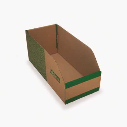Kbins Recyclingbehälter Nein Grün, Weiß Karton, 200mm X 200mm X 450mm