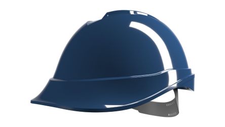 MSA Safety V-Gard 200 Schutzhelm, Verstellbar Und Augenschutz Blau