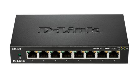 D-Link Ethernet-Switch Gigabit-Switch 8-Port Unmanaged EU
