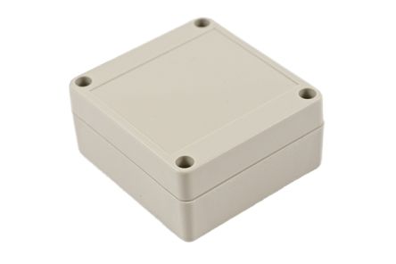 Hammond Contenitore Generico In ABS 85 X 80 X 40mm, Col. Grigio Chiaro, IP65