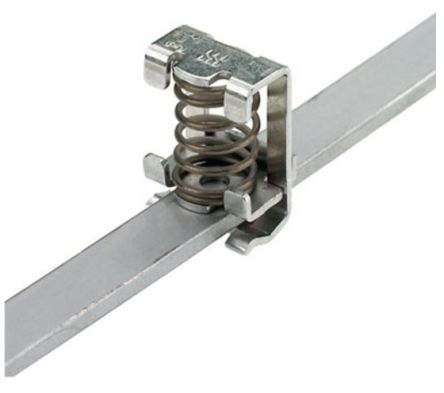 Weidmuller KLBUE Series Clamping Yoke For Use With DIN Rail Terminal Blocks