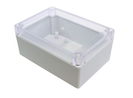 Hammond Caja De Uso General De Policarbonato Gris Claro, 125 X 85 X 55mm, IP65