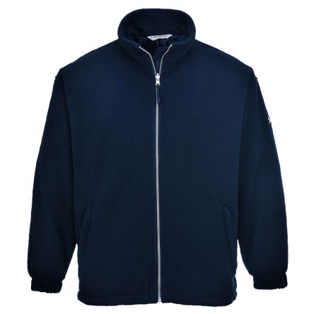 Portwest F285 Navy 100% Polyester Unisex's Fleece Jacket Double Extra Large