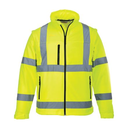 Portwest Unisex Warn-Softshelljacke Gelb, Größe L