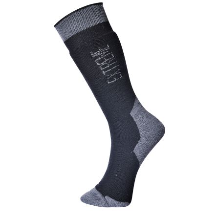 Portwest Socken, 20 % Nylon, 40 % Acryl, 40 % Wolle Schwarz