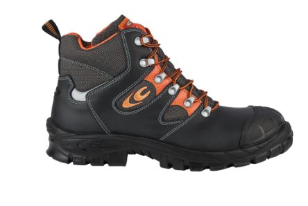 Magnum TROLL Unisex Sicherheitsstiefel Schwarz, Orange, Mit Zehen-Schutzkappe, Größe 39.5 / UK 6