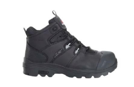 Magnum Rhyolite Unisex Sicherheitsstiefel Schwarz, Mit Glasfaser-Schutzkappe, Größe 37 / UK 4