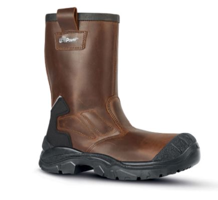 UPower Rock & Roll Brown Composite Toe Capped Unisex Safety Boot, UK 6, EU 39.5