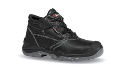 Goliath Entry Unisex Sicherheitsstiefel Schwarz, Mit Stahl-Schutzkappe, Größe 43 / UK 9