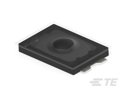 TE Connectivity Taster SPST, Lötfahne 20mA (Ein)-Aus 0.85mm Kappe Schwarz